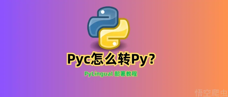 Pyc怎么转Py?PyLingual 部署教程