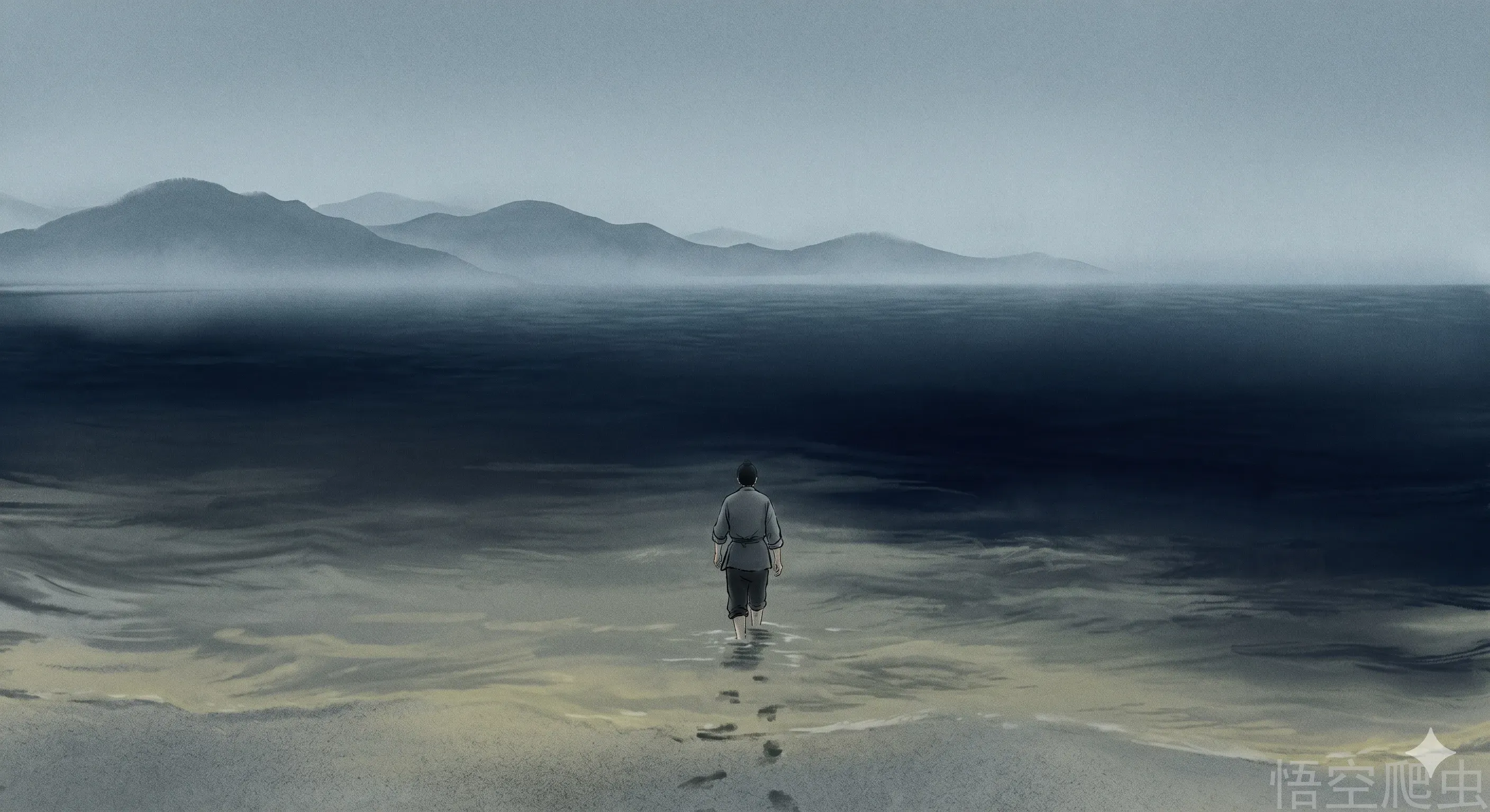 山的那边是海，一直游到海水变蓝